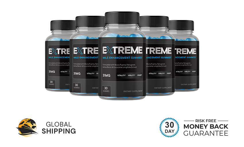 5 Bottles of Extreme Male Enhancement Gummies